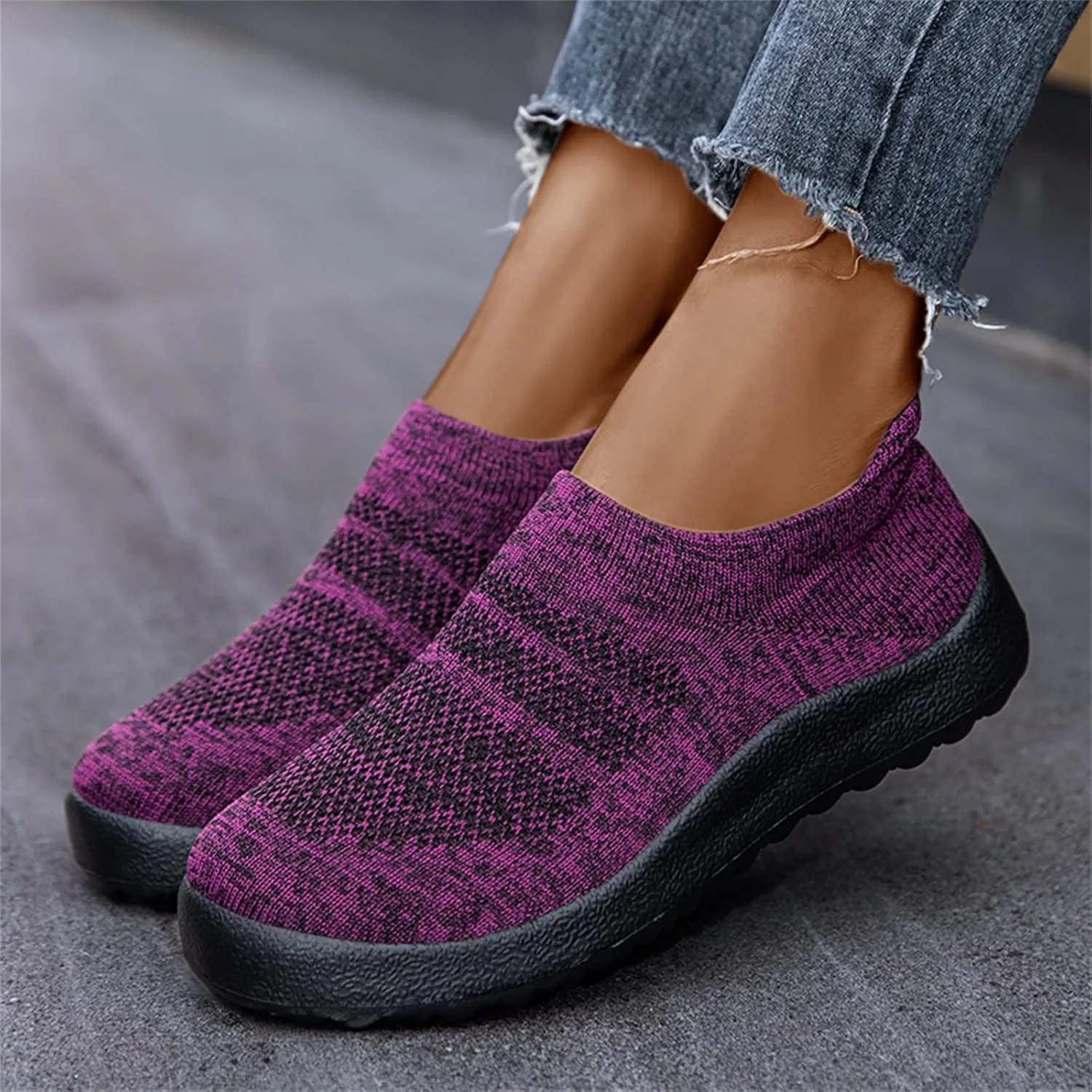 Womens Trail Running Shoes Zapatos para Mujer Comodos De Fiesta Black Shoes Women Sneakers Casual Sneakers for Women Trendy Platform Women's Everyday Slip On Shoes with Arch Support