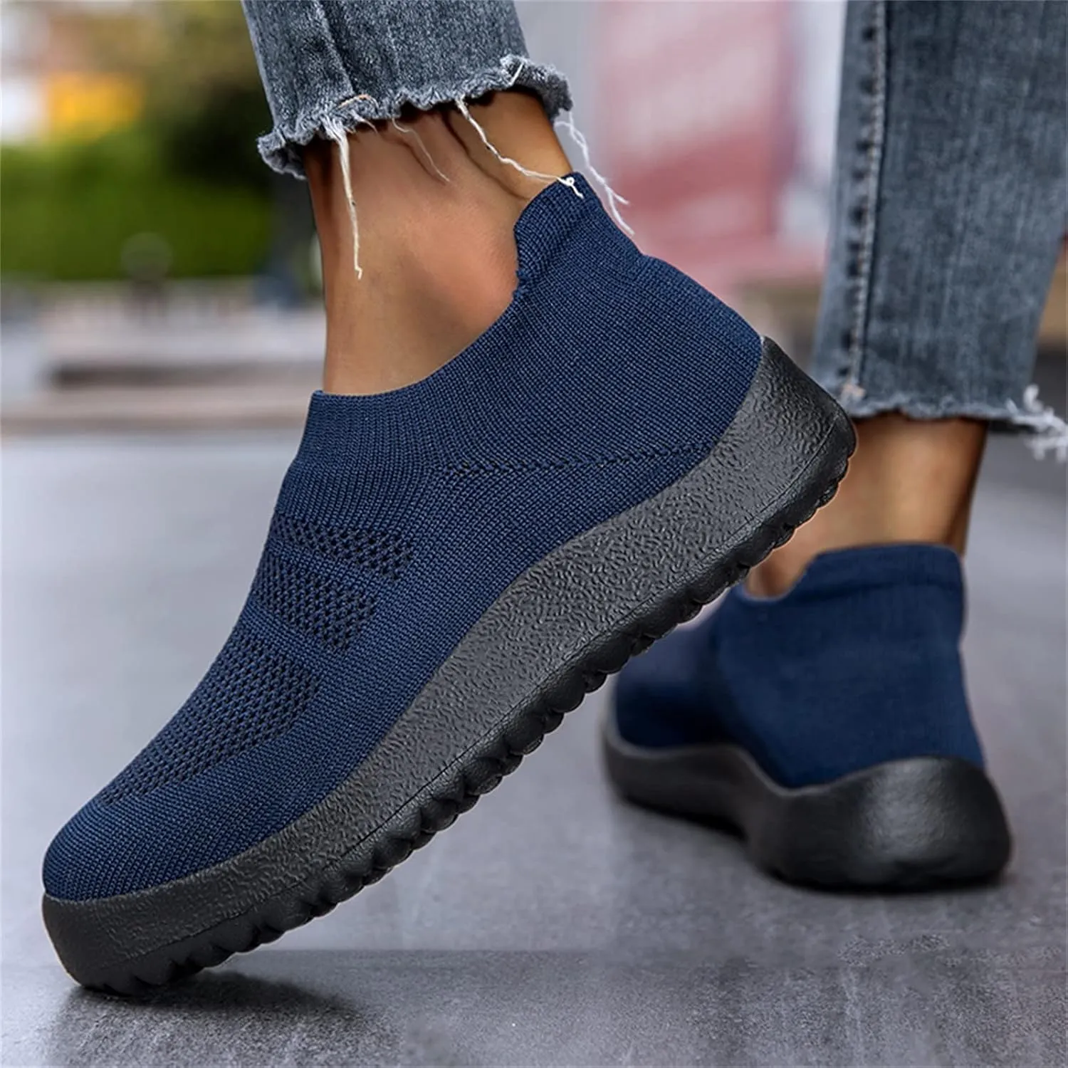 Womens Trail Running Shoes Zapatos para Mujer Comodos De Fiesta Black Shoes Women Sneakers Casual Sneakers for Women Trendy Platform Women's Everyday Slip On Shoes with Arch Support