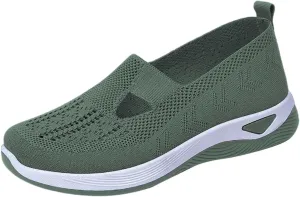 Women's Woven Orthopedic Breathable Soft Shoes Mens Dress Shoes Wide Feet Casual Shoes Slip On Women's Fashion Sneakers Slip On Tennis Shoe Loafers Casual Slip On