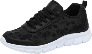 ZSpzx Summer Breathable Sneakers for Women Lace Up Casual Shoes Air Cushioned Orthopedic Non Slip Walking Tennis Sneaker Lightweight Mesh Comfy Plantar Fasciitis Footwear Daily Wear Wedge Shoe